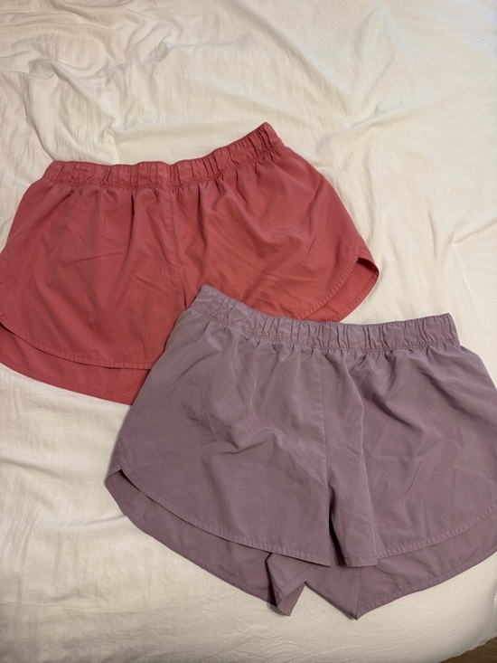 Old Navy Pants - Old Navy Women’s Elastic-Waist Running Shorts in Coral and Lavender Bundle